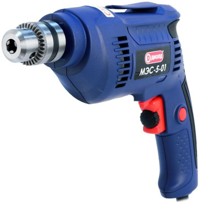 Дрель безударная Диолд МЭС-5-01 550Вт ключевой реверс 10011020\10012020