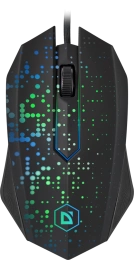 Мышь проводная DEFENDER Event (Явление) MB-754 черный (USB, 1000dpi, 3but) (52754)