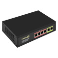 Коммутатор неуправляемый ExeGate EDGS-1006D.4PoE-65W 6-портовый гигабитный UTP 10/100/1000 Base-T: 4 порта IEEE 802.3af PoE , мощность PoE: 15,4W, суммарно 65W, 2 порта RJ45 uplink, настенный/настольный, металлический корпус EX299022RUS