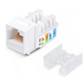 Rexant 02-0064 Модуль Keystone Jack RJ-45 8P8C , UTP неэкранированный, CAT 5e, тип 90 градусов, белый PRO
