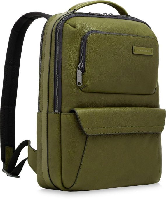 Рюкзак мужской The Bridge Ludovico 063116LZ/00G оливковый натур.кожа