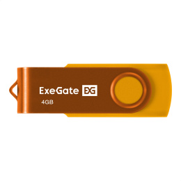 USB-флеш накопитель ExeGate Jet 4GB жёлтый USB2.0, 480Mbps, пластик/металл EX302032RUS