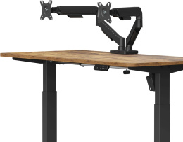 Кронштейн для мониторов Cactus CS-VM-MD-72-BK, до 32", до 9кг, настольный, поворот и наклон, черный  / белый