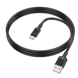 BOROFONE BX111/ USB кабель Type-C/ 1m/ 3A/ Black