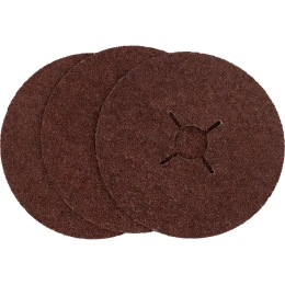 Фибровый круг 36+ 125х22 мм, 3 шт/уп Inforce 11-25-136