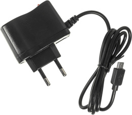 Сетевое зарядное устройство Buro XCJ-021-EM-1A, microUSB, 5Вт, 1A, черный