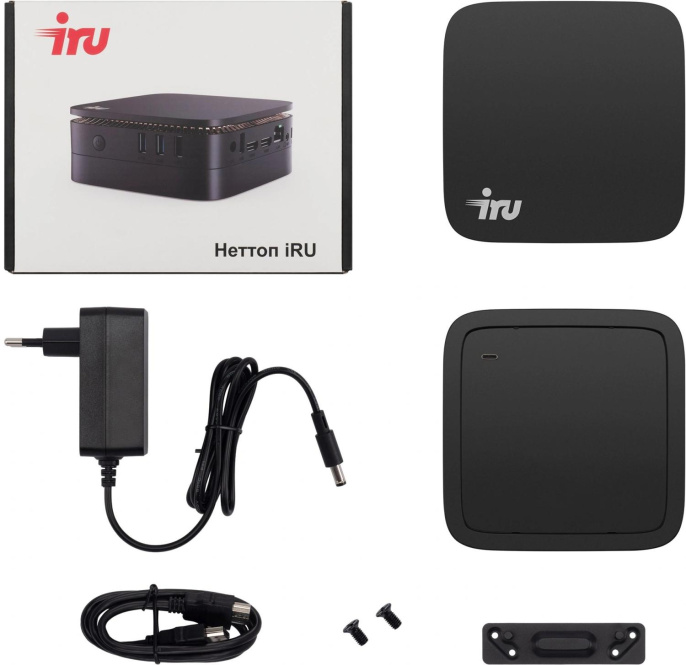 Неттоп iRU 110JLCN Intel Celeron N4500,  DDR4 8ГБ, 256ГБ SSD, Intel UHD Graphics,  без операционной системы,  черный [2152166]
