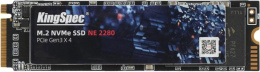 Твердотельный накопитель KingSpec SSD 128GB M.2 2280 PCIe 3.0 x4 NVMe R1800/W600MB/s 3D NAND MTBF 1M 100200/14500 IOPS 60TBW