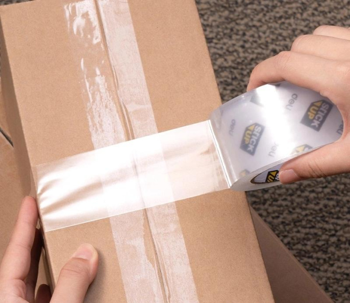 Клейкая лента канцелярская Deli EA698 прозрачная шир.48мм дл.50м 48мкр