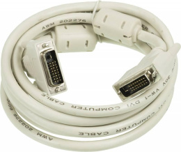 Кабель DVI NingBo DVI-D Dual Link m - DVI-D Dual Link m , ферритовый фильтр , 3м, блистер, черный [rd-dvi-3-br]