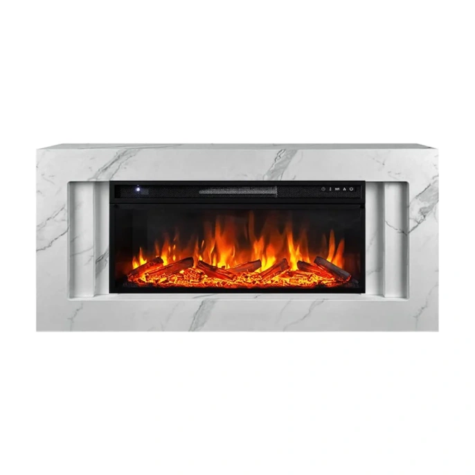 Каминокомплект Royal Flame Line разборный white marble портал и очаг vision 42 log led 64954158