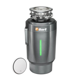 Bort Измельчитель пищевых отходов TITAN 8000 CONTROL {Мощность л.с. 1 ; 800 Вт; 6 кг/мин; 4200 об/мин; 1400 мл; Металл ; набор аксессуаров 8 шт} [93417913]