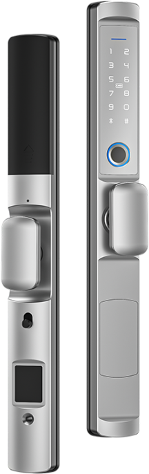 Умный дверной замок roome Smart Tuya Digital Fingerprint Aluminum Door Lock A4 Серебристый (35*85мм, врезной)