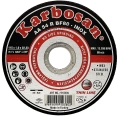 Диск отрезной по нержавеющей стали 115х1х22 мм INOX Karbosan KAR-910380