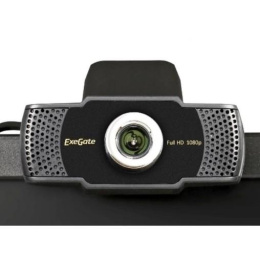 Веб-камера ExeGate BusinessPro C922 2K (4Мп, 2560x1440, 30fps, ручной фокус, 4-линзовый объектив (стекло), микрофон с шумоподавлением, универсальное крепление, USB, кабель 1,5 м, Windows® 7/8/10/11, Mac OS 10.6 и выше, Chrome OS™, Android 5.0 и выше, черн