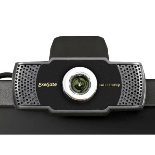 Веб-камера ExeGate BusinessPro C922 2K (4Мп, 2560x1440, 30fps, ручной фокус, 4-линзовый объектив (стекло), микрофон с шумоподавлением, универсальное крепление, USB, кабель 1,5 м, Windows® 7/8/10/11, Mac OS 10.6 и выше, Chrome OS™, Android 5.0 и выше, черн