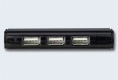 Концентратор внешний ATEN UH284Q9Z-AT 4 порта, USB 2.0, питание от шины, некаскадируемый, цвет: черный
