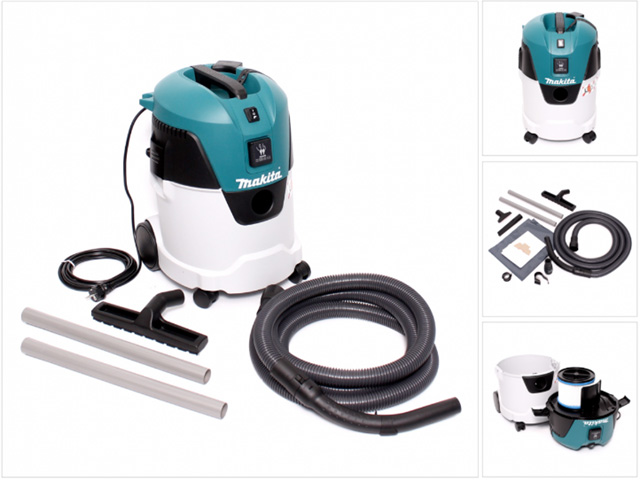 Строительный пылесос Makita VC2512L,  серый
