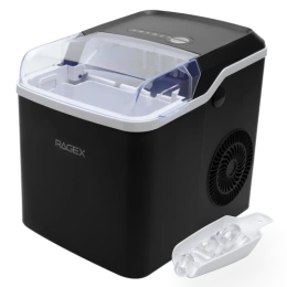 Льдогенератор RAGEX R1802, 1.2л, 150Вт, цвет: 001 (глубокий черный)