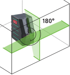 Уровень лазер. Fubag Crystal 20G VH Set 2кл.лаз. 520нм цв.луч. зеленый 2луч. 31628
