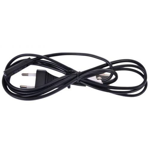 Кабель питания для аудио/видео техники Cablexpert PC-184-VDE-0.5M 0,5м, S52 - C7, VDE, 2х0,75, черный, пакет