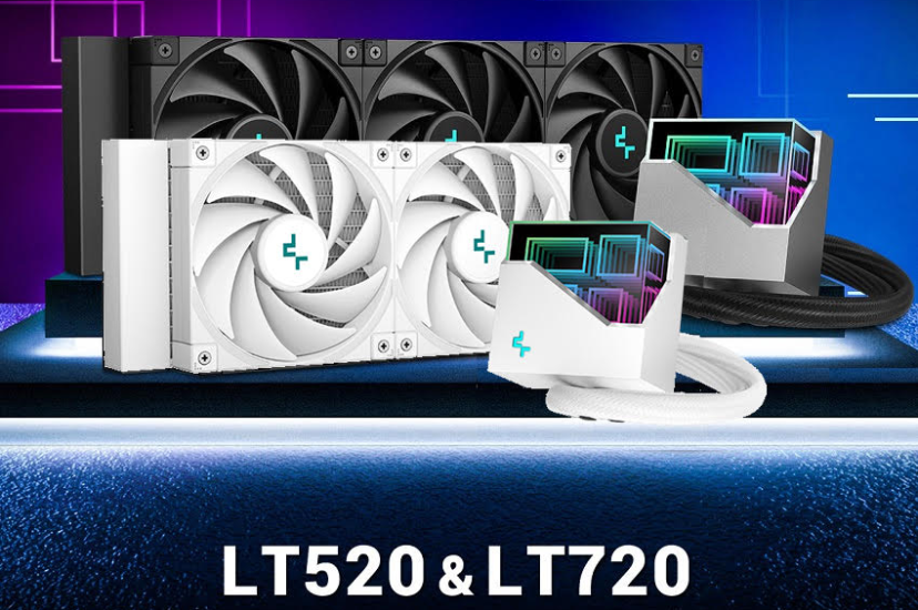 Комплекты водяного охлаждения DEEPCOOL LT720 и LT520 теперь в белом цвете!