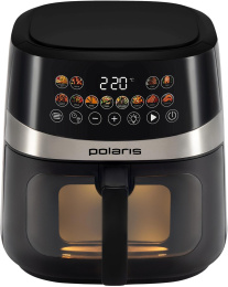Аэрогриль Polaris PAF 8005W 7.5л 1800Вт черный 026987