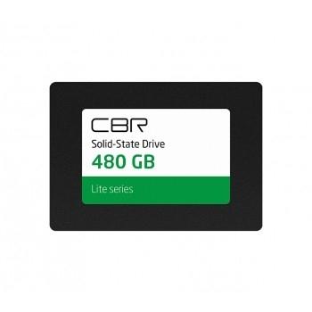 CBR SSD-480GB-2.5-LT22, Внутренний SSD-накопитель, серия "Lite", 480 GB, 2.5", SATA III 6 Gbit/s, SM2259XT, 3D TLC NAND, R/W speed up to 550/520 MB/s, TBW TB 240
