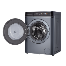 Стирально-сушильная машина Viomi Master 2 Pro (WD10FT-B6E) (отдельностоящая, сушка: естественная конденсация, загрузка для стирки: до 10 кг, загрузка для сушки: до 6 кг, отжим: 1400 об/мин, глубина: 49 см (с люком 58 см), энергопотребление B, 14 программ,