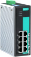 Промышленный неуправляемый коммутатор MOXA EDS-G308-T, 8 портов 10/100/1000BaseT X , IP30, от -45 до 75°C, DIN-Rail