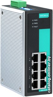Промышленный неуправляемый коммутатор MOXA EDS-G308-T, 8 портов 10/100/1000BaseT X , IP30, от -45 до 75°C, DIN-Rail