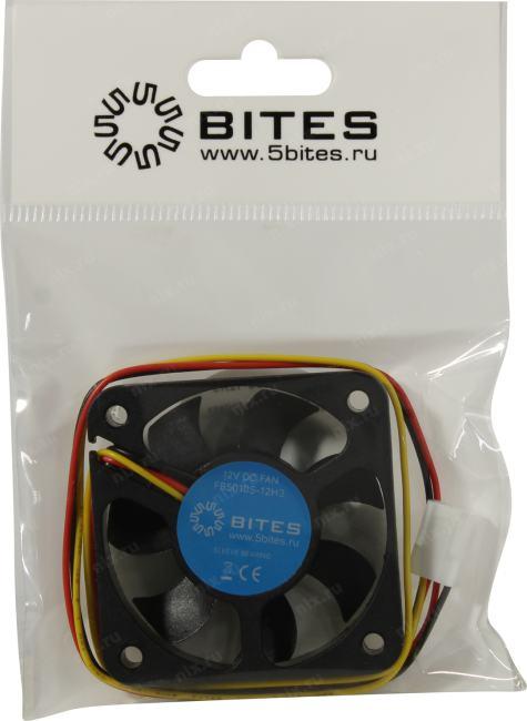 5bites Вентилятор FB5010S-12H3 50X10 / SLEEVE / 5500RPM / 3P