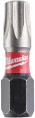 Бита Milwaukee Shockwave TX30 25мм 25шт (4932430886) (для использования с ударными шуруповертами, закаленная лазером, геометрия Shock Zone, конструкционная сталь)
