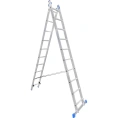 Алюминиевая двухсекционная лестница LadderBel 10 ступеней LS210