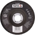 Круг лепестковый тарельчатый 125 мм, Р120, выпуклый YATO YT-83296