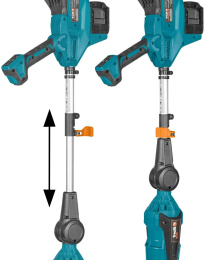 Воздуходувка Bort BSS-40LI SuperJet, без АКБ,  без ЗУ,  синий [93418569]