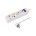 Сетевой фильтр PROconnect STANDARD 4 розетки 1.5 м, с/з, белый 11-7227