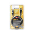 Defender USB04-10 PRO Кабель USB 2.0 для соед. 3.0м AM/BM , зол.конт, 2фер.фил. 87431
