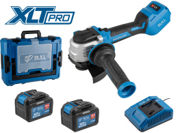 Аккум. углошлифмашина BULL CSG 1812-1 SR Xcase XLTpro 2x6 Ач БЕСЩЕТ, 125 мм, рег. об., 10 000 об/мин 1333998