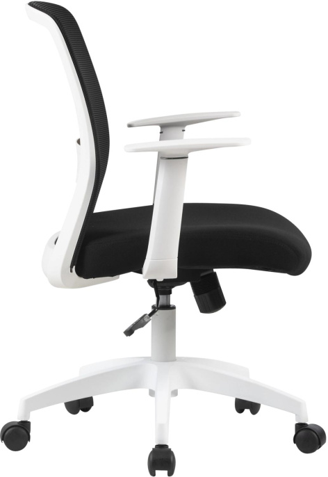 Кресло Cactus CS-WMC333-BK, сетка/ткань, до 100кг, фиксированные подлокотники,  черный