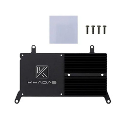 Радиатор Khadas New VIMs Heatsink Heatsink designed for VIMs, Aluminum, Black, VIMs Thermal Pad, KAHS-V-001