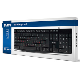 Клавиатура Sven KB-S305, USB, мембранная,  черный [sv-018801]