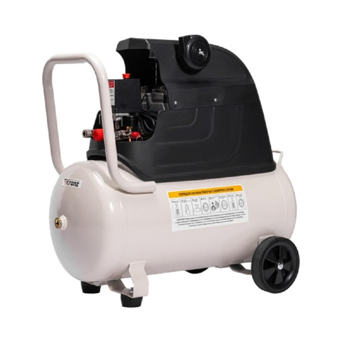 Компрессор воздушный KR-1500/50, 1500Вт, 280 л/мин, 50л