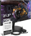 Монитор с аудио 21.5" ExeGate SmartView EP2207A (IPS LED Grade A+, FHD, 1920x1080@75Гц, 16:9, 250cd/m2, 1000:1, 178°/178°, 3-5ms, Speakers, D-Sub, HDMI 2.0, DisplayPort, audio-out, FreeSync, Flicker-free, Low Blue Light, кабель HDMI 1.5м, VESA, регулировк