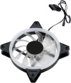 Вентилятор Оклик OG-CF120RGB3-BK RGB 120х120x25 черный 3-pin 4-pin Molex упак.:1шт Ret