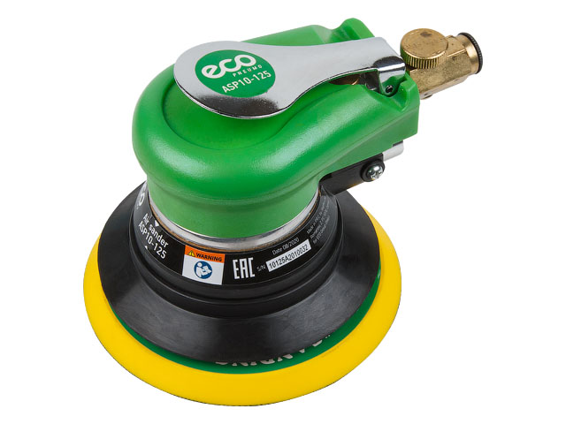 Пневмошлифмашина эксцентриковая ECO ASP10-125 125мм, 10000 об/мин, 180л/мин
