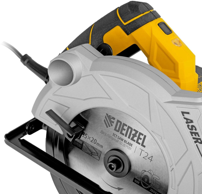 Циркулярная пила дисковая Denzel CS-185 1500Вт ручная D диска.:185мм 27303