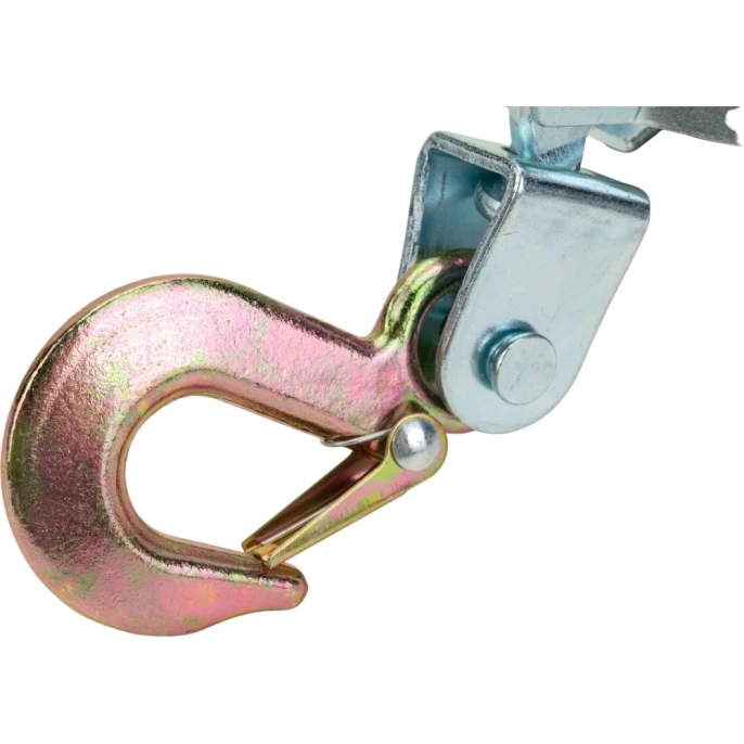 Ручная лебедка с двойным храповым механизмом Gigant 1т, Диаметр троса 11мм, длина троса 2,2м, GEW-20