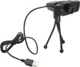 Веб-камера ExeGate BusinessPro C922 HD Tripod (1.3Мп, 1280х720, 720P, 30fps, ручной фокус, штатив Flex в комплекте, 4-линзовый объектив, микрофон с шумоподавлением, универсальное крепление, USB, кабель 1,5 м, Windows® 7/8/10/11, Mac OS 10.6 и выше, Chrome