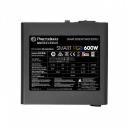 Блок питания Thermaltake Smart RGB 600, 600Вт, 80 PLUS WHITE, 120мм, черный, retail [ps-spr-0600nhsawe-1]